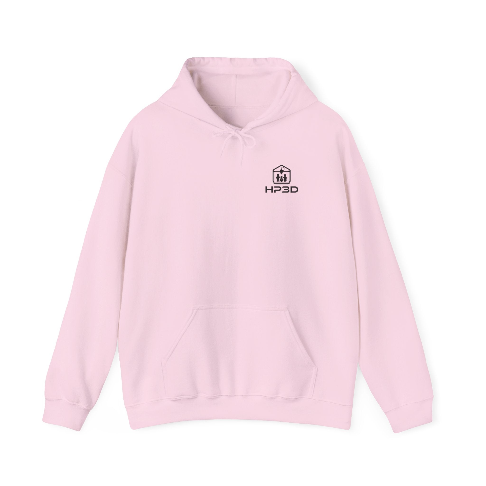 HP3D Photo Logo Hoodie — Custom Couple Portrait Pullover