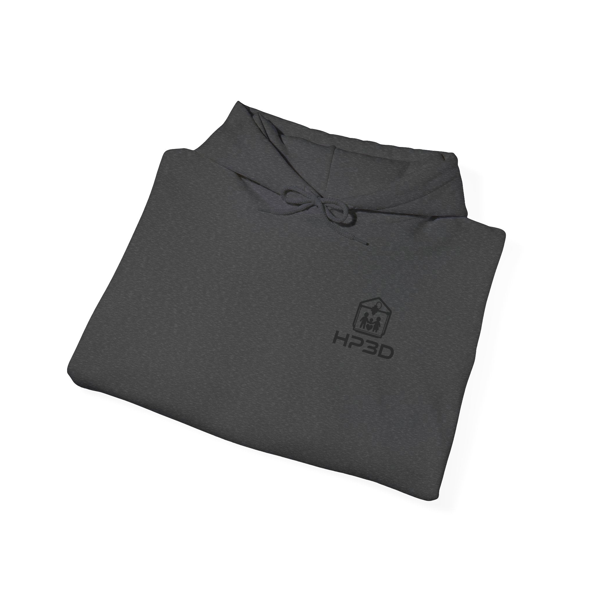 HP3D Photo Logo Hoodie — Custom Couple Portrait Pullover