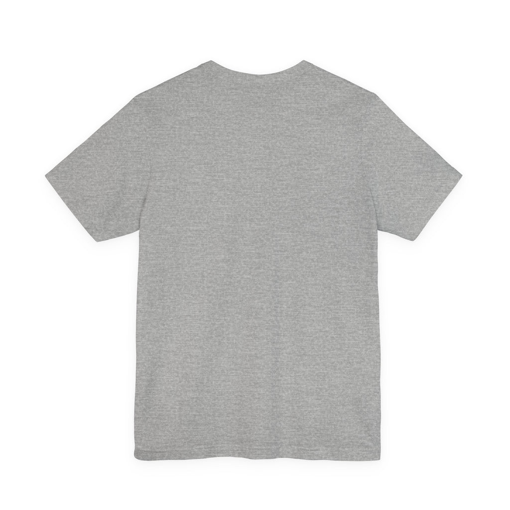 HP3D Logo Heather Grey Tee — Minimal Tech Graphic T-Shirt