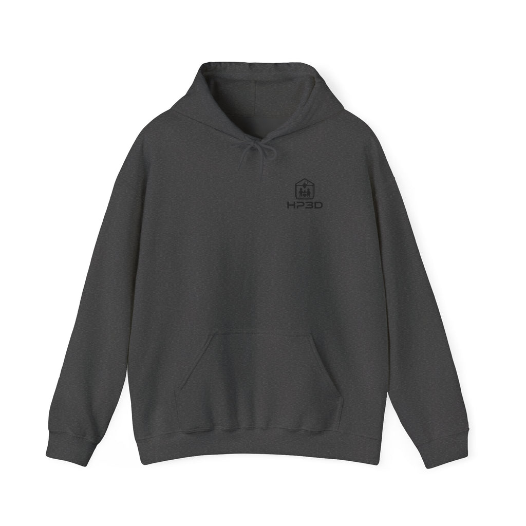 HP3D Photo Logo Hoodie — Custom Couple Portrait Pullover