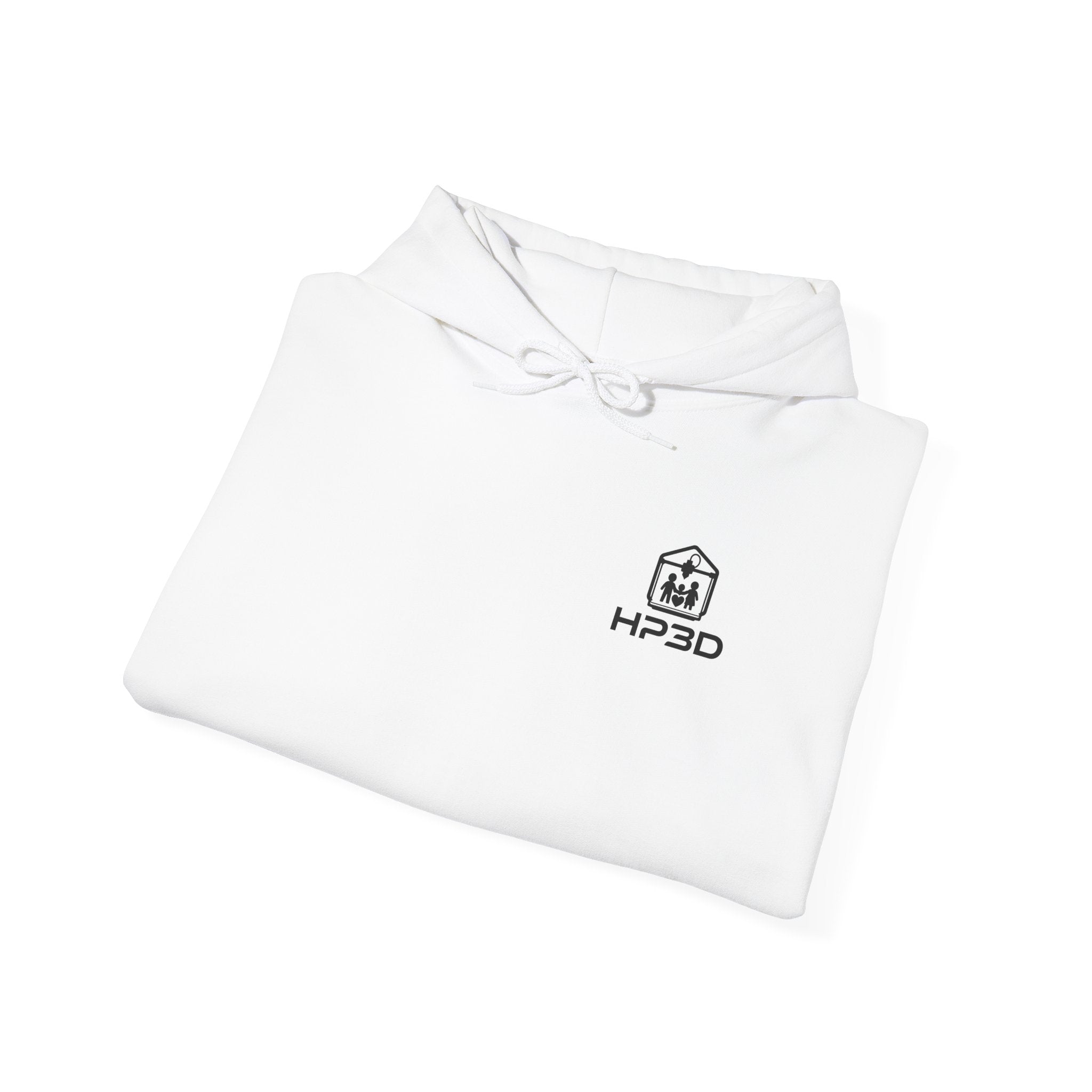 HP3D Photo Logo Hoodie — Custom Couple Portrait Pullover