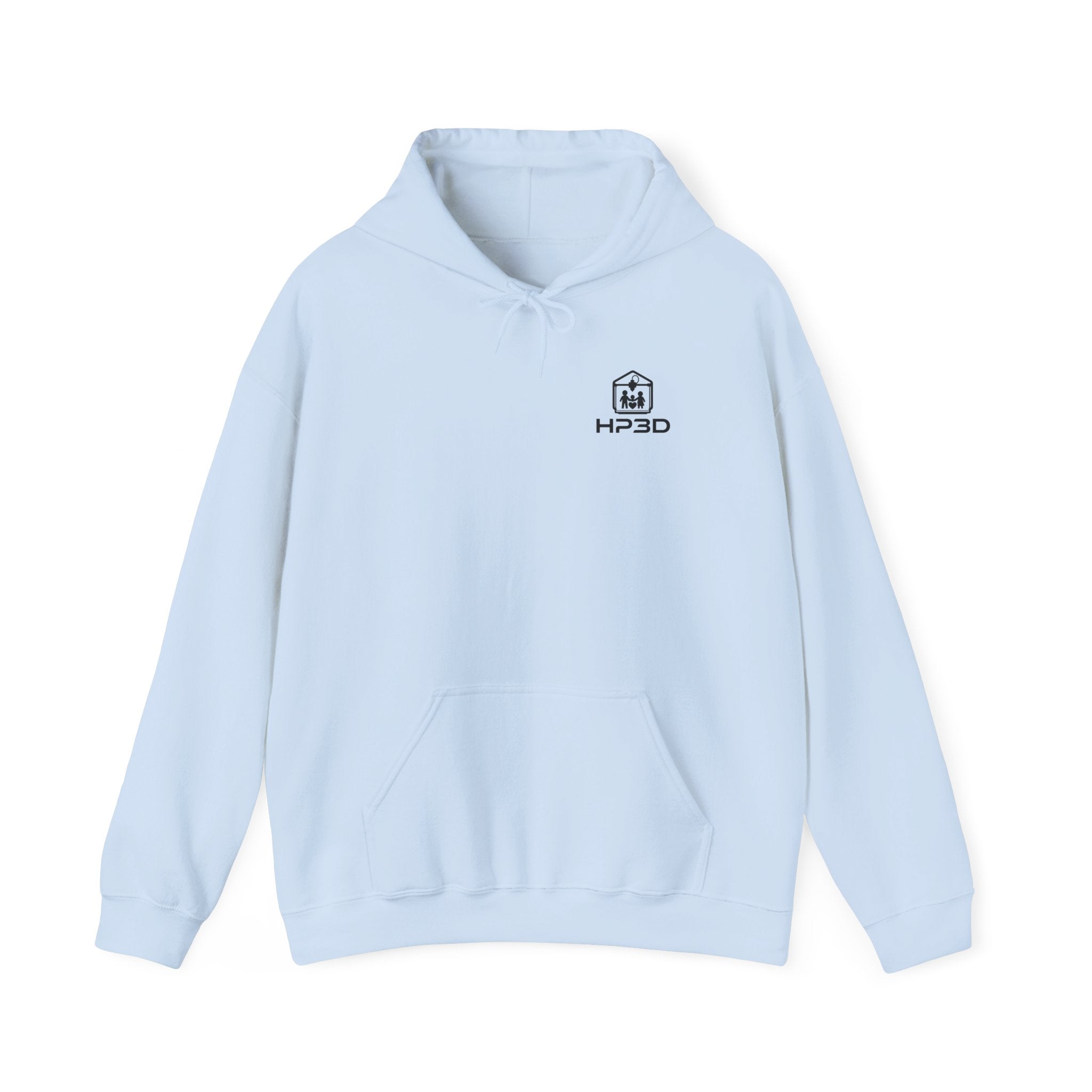 HP3D Photo Logo Hoodie — Custom Couple Portrait Pullover