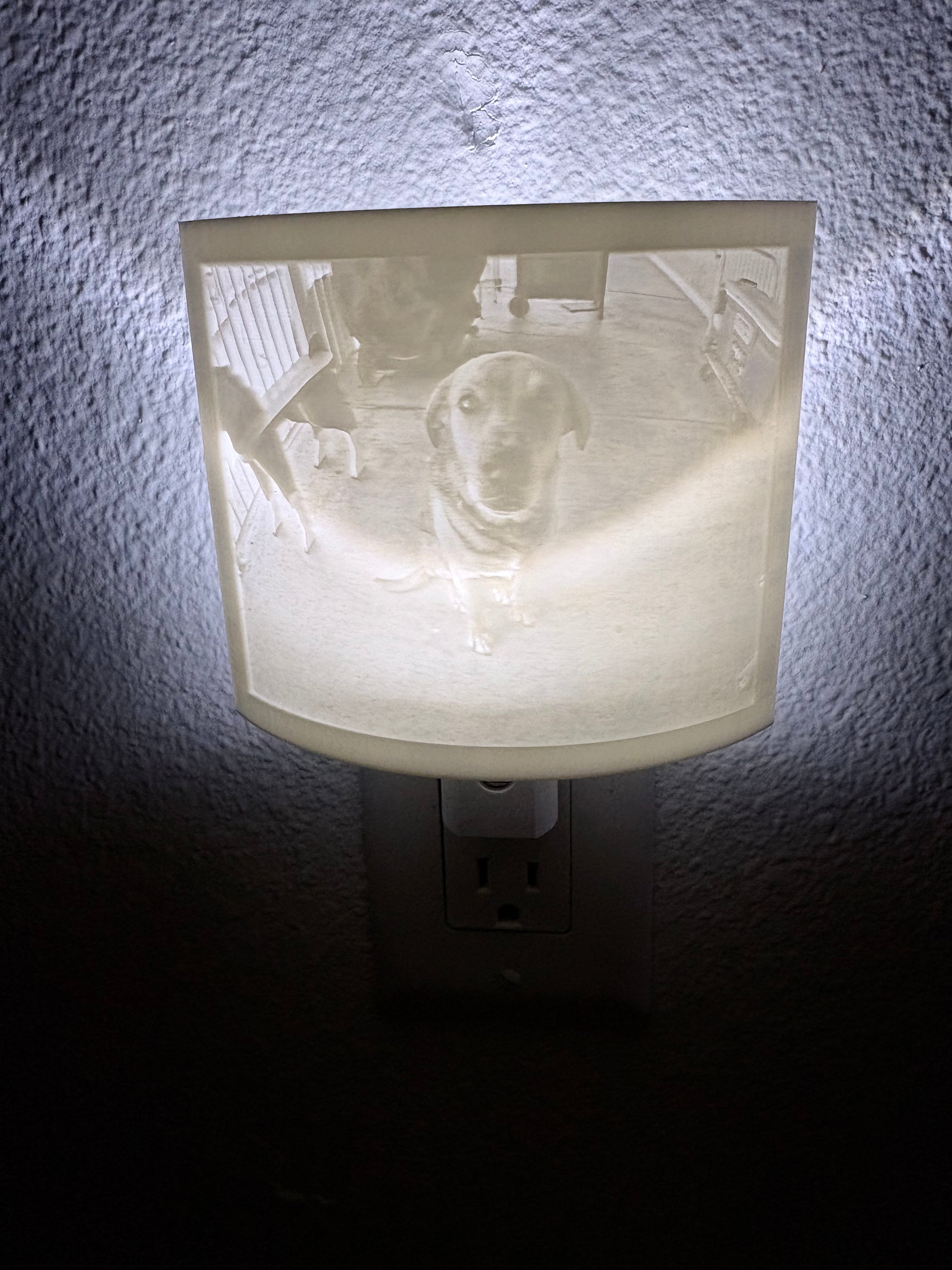 Lithophane Night Light