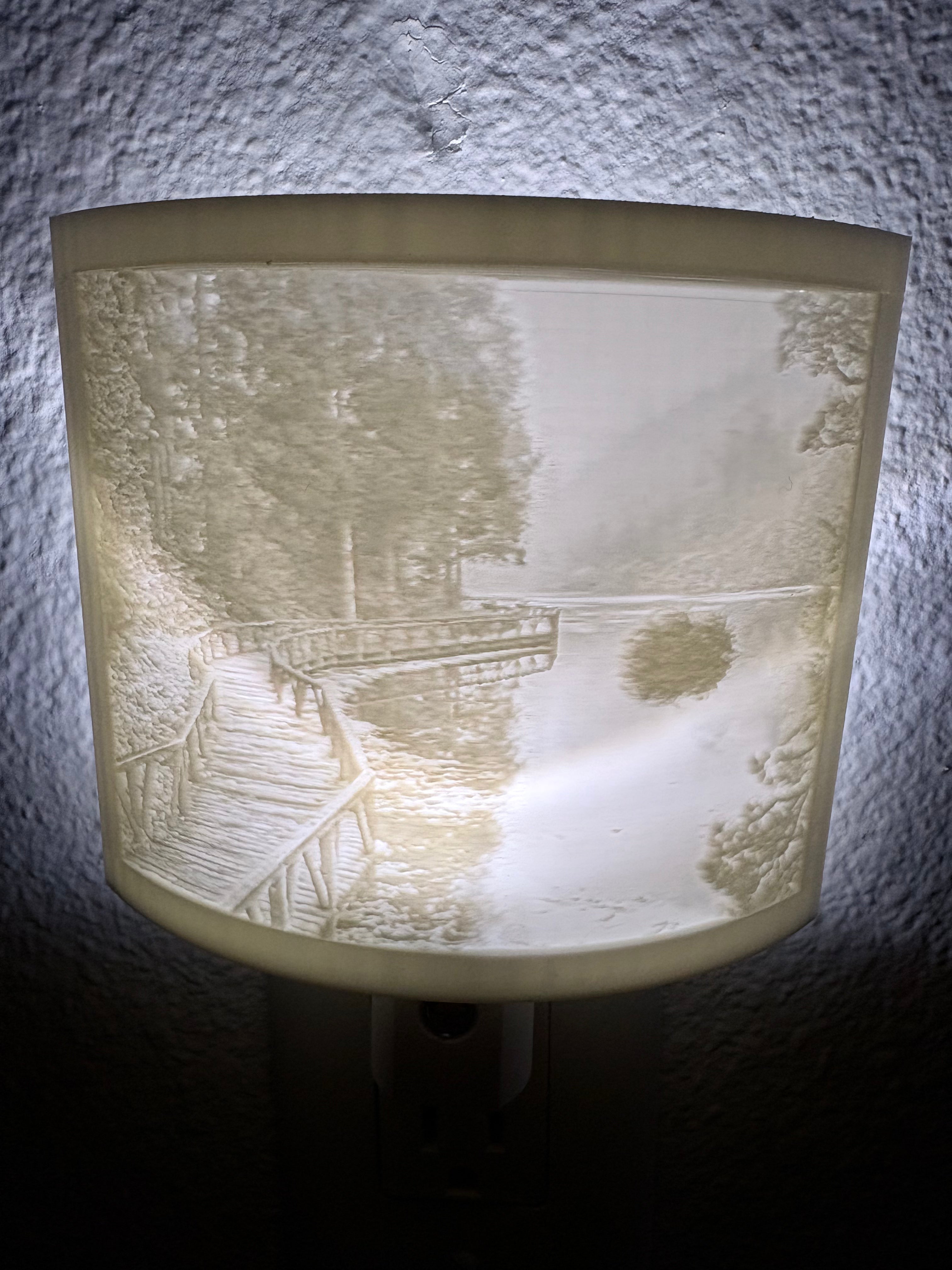 Lithophane Night Light