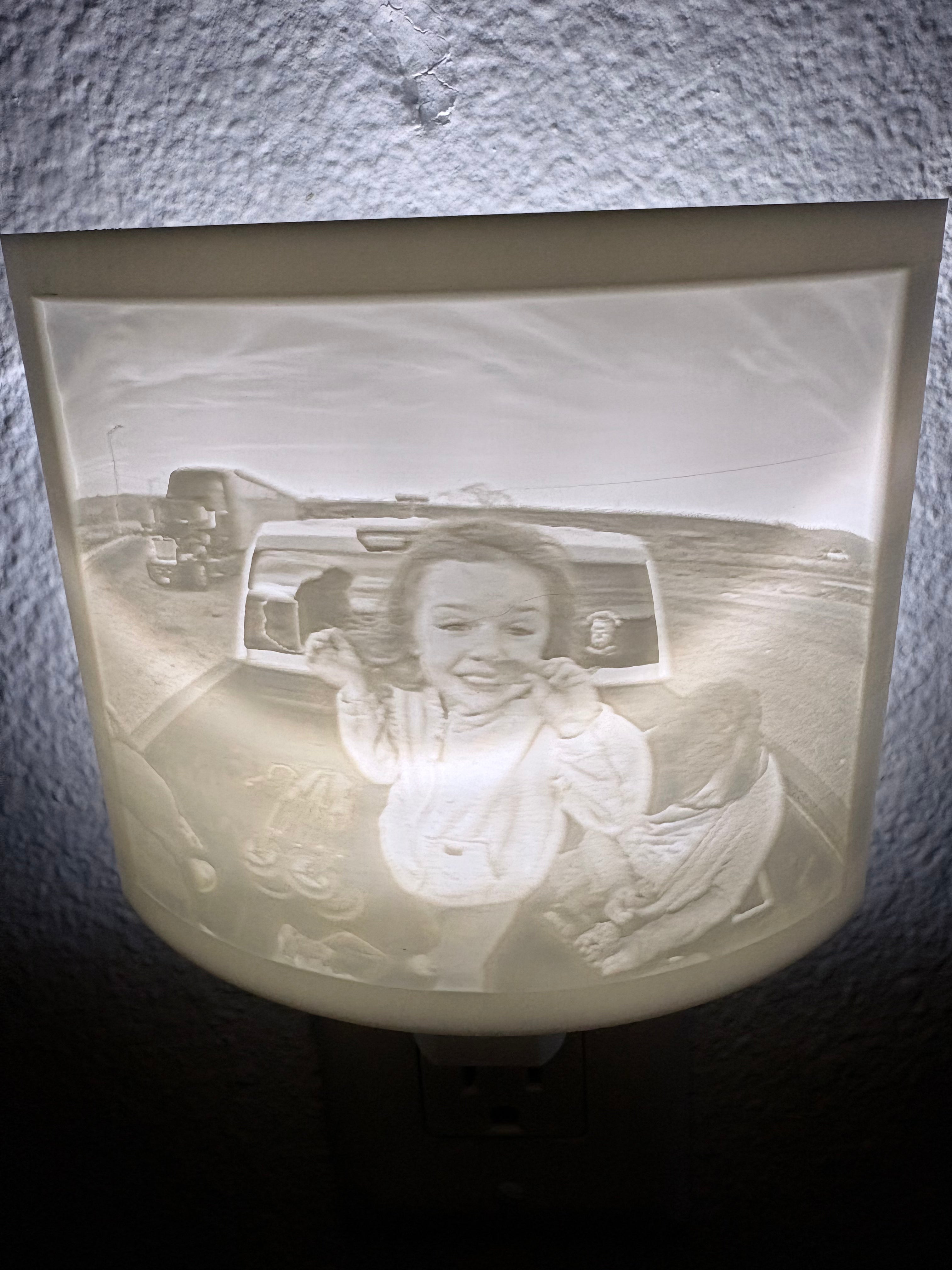 Lithophane Night Light